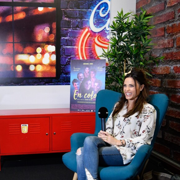 Exclusif - Capucine Anav en interview pour Purepeople à Levallois-Perret le 10 octobre 2018. 