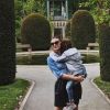 Rachel Legrain-Trapani avec son fils Gianni sur Instagram le 25 avril 2018.