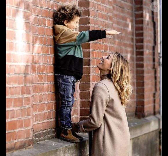 Rachel Legrain-Trapani et son fils Gianni - Instagram, 2018