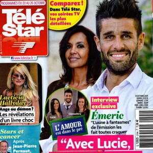 Couverture du nouveau numéro de "Télé Star" en kiosques le 16 octobre 2018