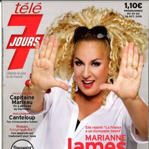 Couverture du magazine "Télé 7 jours" en kiosques dès le lundi 16 octobre 2018