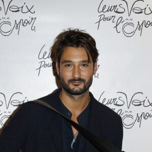 Jérémy Frérot - Photocall de la 7ème édition du concert caritatif "Leurs voix pour l'espoir" au profil de la recherche contre le cancer du pancréas à l'Olympia à Paris, France, le 1er octobre 2018. © Marc Ausset-Lacroix/Bestimage