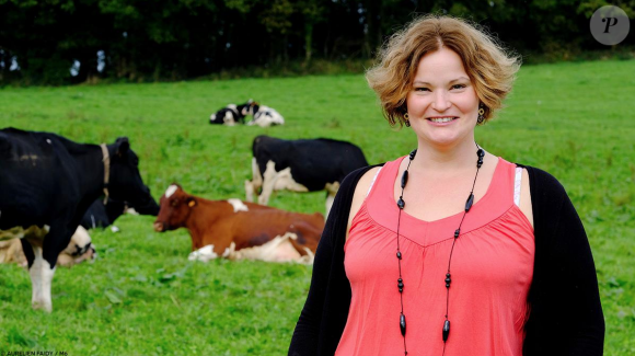 Aude, éleveuse de vaches laitières en Bretagne. "L'amour est dans le pré 2018"