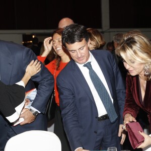 Manuel Valls et sa compagne Susanna Gallardo - Soirée "Los Premios Planeta 2018 awards" à Barcelone en Espagne le 15 octobre 2018.
