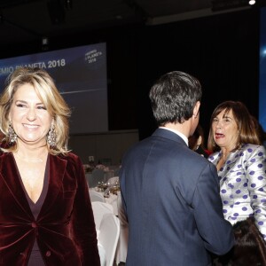 Manuel Valls et sa compagne Susanna Gallardo - Soirée "Los Premios Planeta 2018 awards" à Barcelone en Espagne le 15 octobre 2018.