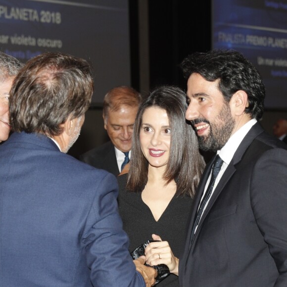 Ines Arrimadas, Miguel Angel Muñoz - Soirée "Los Premios Planeta 2018 awards" à Barcelone en Espagne le 15 octobre 2018.