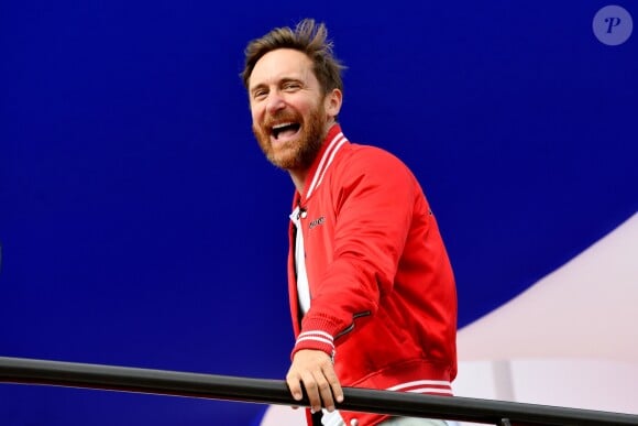 David Guetta lors de la remise de prix du Grand Prix de France de Formule 1 au Castellet le 24 juin 2018. © Bruno Bebert / Bestimage