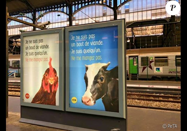 Affiches de la PeTA - 2018