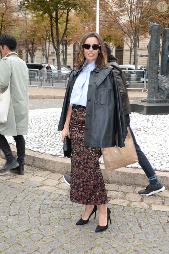 Elodie Bouchez au défilé de mode printemps-été 2019 "Miu Miu" à Paris. Le 2 octobre 2018 © CVS / Veeren / Bestimage
