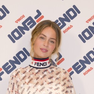 Marie-Ange Casta - Cocktail de lancement pour la collection capsule FENDI MANIA à la boutique FENDI, rue Saint-Honoré. Paris, le 16 octobre 2018.