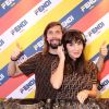 Les DJs Pedro Winter et Piu Piu - Cocktail de lancement pour la collection capsule FENDI MANIA à la boutique FENDI, rue Saint-Honoré. Paris, le 16 octobre 2018.