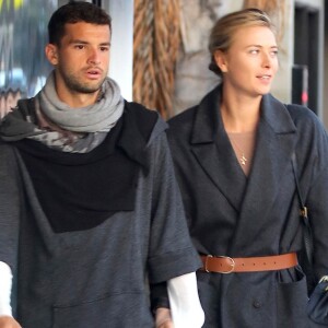 Maria Sharapova et Grigor Dimitrov à Los Angeles le 21 décembre 2014.