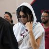 Kendall Jenner arrive à l'aéroport de Paris-Charles-de-Gaulle le 10 septembre 2018.