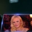 Adil Rami fait une belle déclaration à Pamela Anderson sur le plateau de Danse avec les stars 9 (TF1), le 20 octobre 2018.
