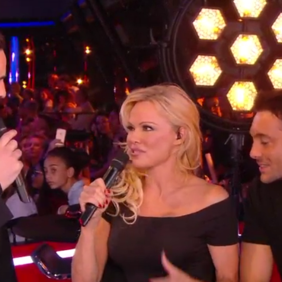 Pamela Anderson dans Danse avec les stars, le 20 octobre 2018.