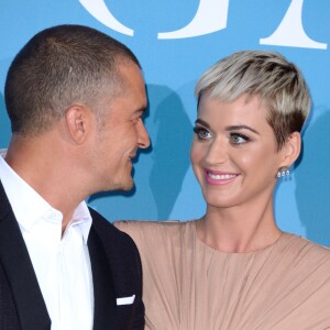 Orlando Bloom et sa compagne Katy Perry lors de la 2ème édition du "Monte-Carlo Gala for the Global Ocean" à l'opéra de Monte-Carlo à Monaco, le 26 septembre 2018.