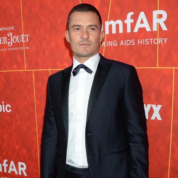 Orlando Bloom à la soirée amfAR à Los Angeles, le 18 octobre 2018