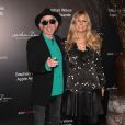 Keith Richards et sa femme Patti Hansen au photocall de la soirée des "Stephan Weiss Apple Awards" à New York, le 24 octobre 2018.