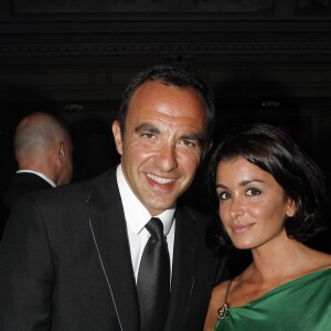 Nikos Aliagas et Jenifer - Première édition du gala Global Gift à l'hôtel Four seasons George V à Paris le 28 mai 2012.