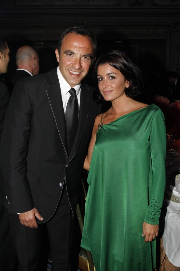 Nikos Aliagas et Jenifer - Première édition du gala Global Gift à l'hôtel Four seasons George V à Paris le 28 mai 2012.