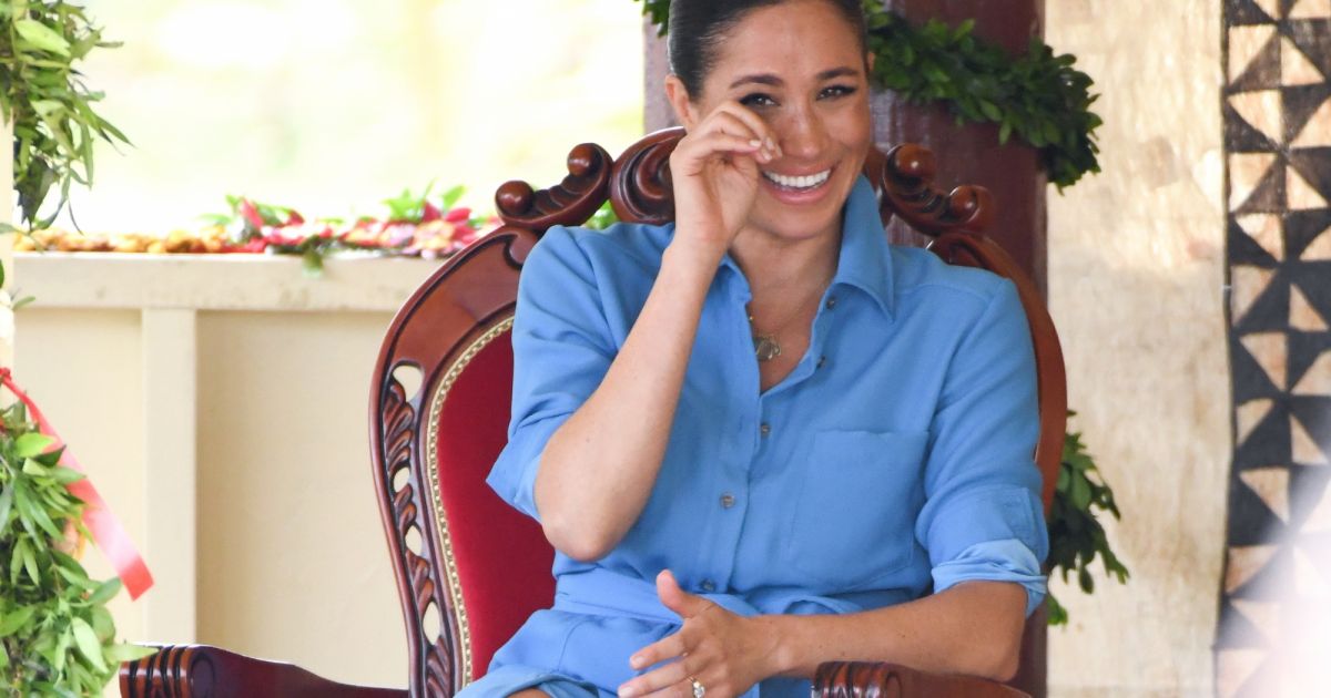 Le prince Harry et Meghan Markle au Tupou College de Tonga lors de leur
