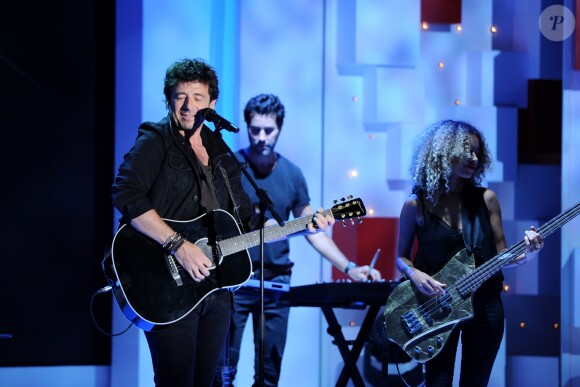 Exclusif - Patrick Bruel - Enregistrement de l'émission "Vivement dimanche" au studio Gabriel à Paris le 17 septembre 2018 pour une diffusion le 30/09/2018 sur France 2. © Guillaume Gaffiot/Bestimage