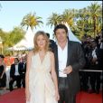 Patrick Bruel et Amanda Sthers - Festival de Cannes le 18 mai 2007.