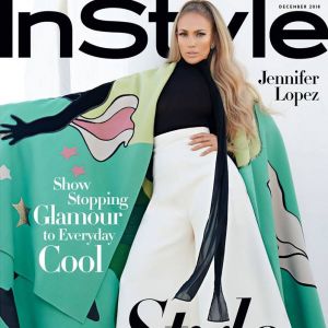 Jennifer Lopez en couverture du magazine InStyle. Photo par Antoine Maule.
