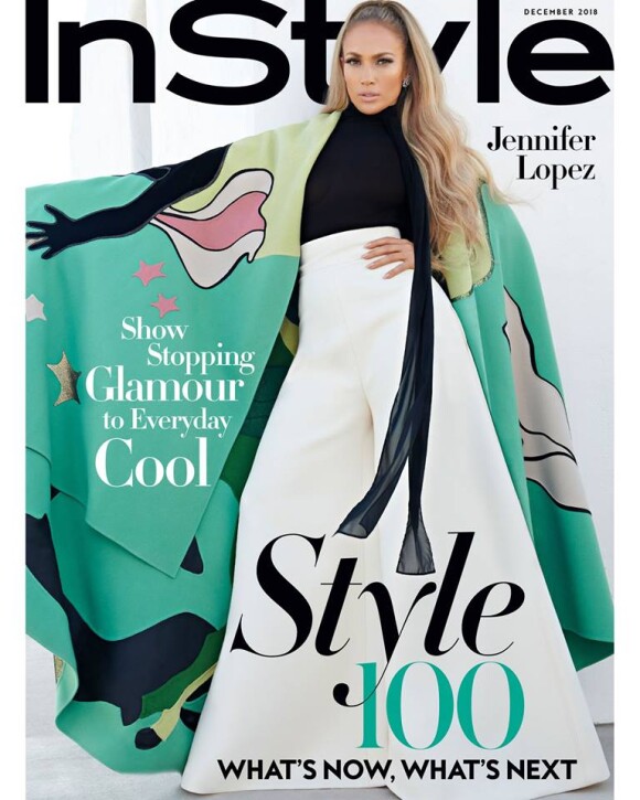 Jennifer Lopez en couverture du magazine InStyle. Photo par Antoine Maule.
