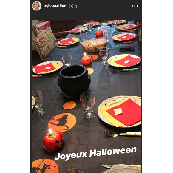 Sylvie Tellier a fêté Halloween avec ses enfants, Instagram, le 31 octobre 2018