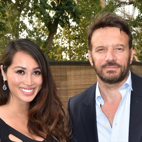 Exclusif - Samuel Le Bihan et sa compagne Angela - People et Backstage du Grand concert de Musique classique du 14 juillet au Champs de Mars à Paris. Le 14 juillet 2018 © Guirec-Gorassini-Veeren / Bestimage