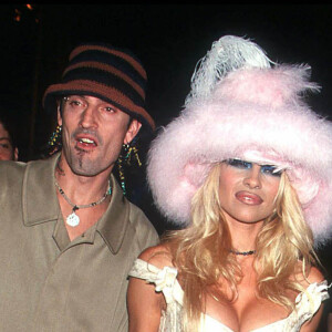 Tommy Lee et Pamela Anderson aux MTV Music Awards à New York. Le 11 septembre 1999.