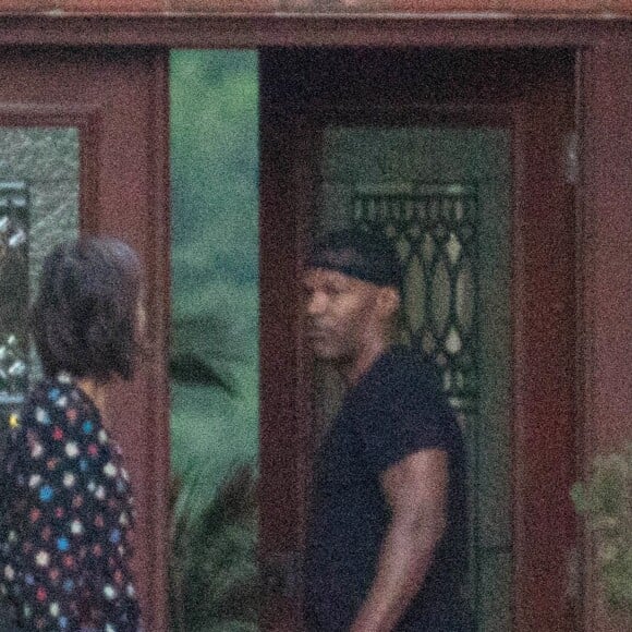 Exclusif - Katie Holmes et Jamie Foxx à la sortie d'un hôtel à Atlanta le 18 septembre 2018.