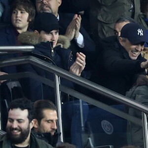 Gad Elmaleh au match de Ligue 1 PSG - Lille au Parc des Princes à Paris, le 2 novembre 2018.