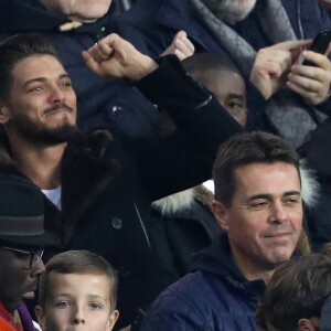 Denitsa Ikonomova et Rayane Bensetti au match de Ligue 1 PSG - Lille au Parc des Princes à Paris, le 2 novembre 2018.