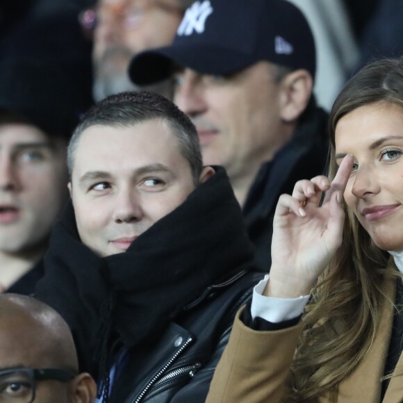 Camille Cerf au match de Ligue 1 PSG - Lille au Parc des Princes à Paris, le 2 novembre 2018.