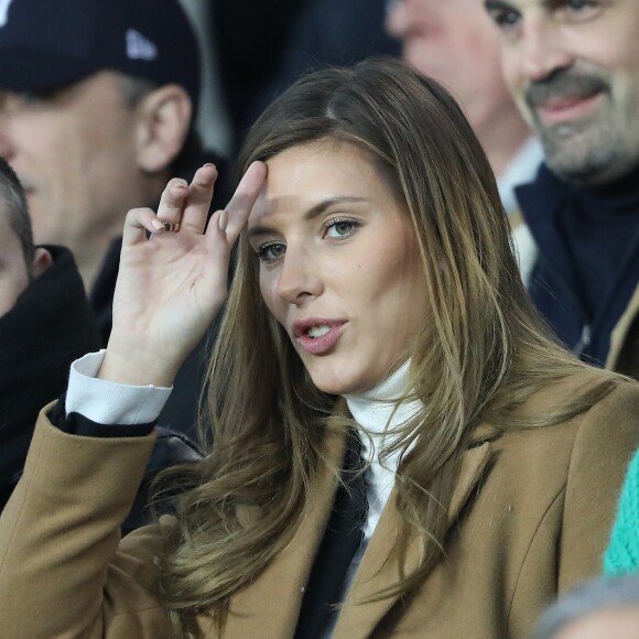 Camille Cerf au match de Ligue 1 PSG - Lille au Parc des Princes à Paris, le 2 novembre 2018.