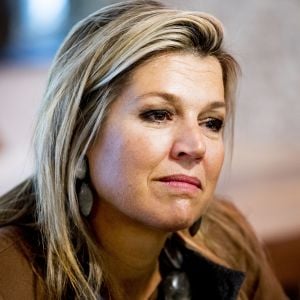 La reine Maxima des Pays-Bas lors de sa visite au centre 113 pour la prévention du suicide à Amsterdam le 2 novembre 2018, pour le dixième anniversaire de l'organisation. Cet engagement avait lieu cinq mois après que la petite soeur chérie de la reine s'est donné la mort.