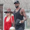 Exclusif - Khloé Kardashian et son compagnon Tristan Thompson en vacances à Puerto Vallarta au Mexique. Le 15 août 2018.