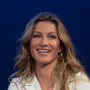 Gisele Bundchen fait la promotion de son livre  à Sao Paulo au Brésil le 18 mai 2018