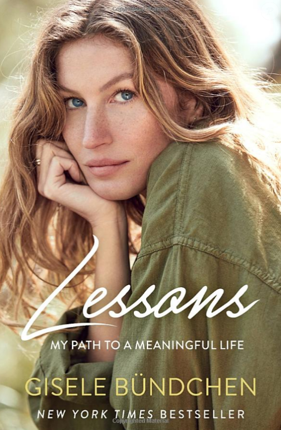Couverture du livre de Gisele Bündchen intitulé "Lessons: My Path to a Meaningful Life", sorti en octobre 2018.