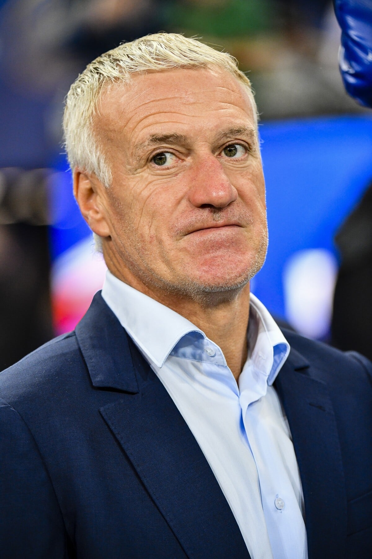 Photo Didier Deschamps (sélectionneur de l'équipe de France) lors du match de ligue des