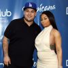 Rob Kardashian et sa fiancée Blac Chyna enceinte au Memorial Day Weekend du Sky Beach Club à Las Vegas, le 28 mai 2016.