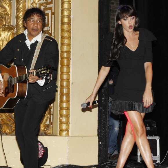 Nolwenn Leroy et Laurent Voulzy - Gala pour la recherche sur la maladie d'Alzheimer au Cirque d'hiver à Paris, le 21 septembre 2011.