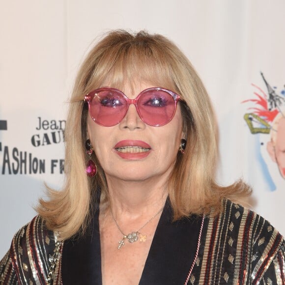 Amanda Lear à la générale de la comédie musicale de Jean-Paul Gaultier "Fashion Freak Show" au théâtre des Folies Bergère à Paris le 28 septembre 2018. © Coadic Guirec / Bestimage