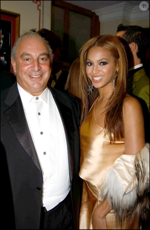 Philip Green et Beyoncé au Royal Albert Hall à Londres en 2003.