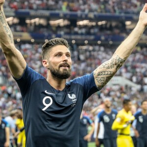 Olivier Giroud - Finale de la Coupe du Monde de Football 2018 en Russie à Moscou, opposant la France à la Croatie (4-2). Le 15 juillet 2018 © Moreau-Perusseau / Bestimage