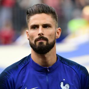 Olivier Giroud - Finale de la Coupe du Monde de Football 2018 en Russie à Moscou, opposant la France à la Croatie (4-2). Le 15 juillet 2018 © Moreau-Perusseau / Bestimage
