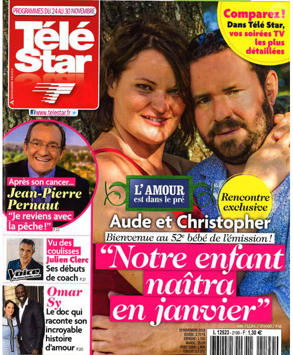 Magazine Télé Star en kiosques le 17 novembre 2018.