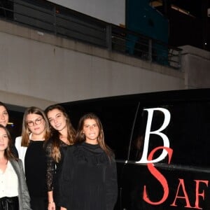 Exclusif - Camille Gottlieb, fille de la princesse Stéphanie de Monaco, et ses amies Margaux Grundstein, Laura Dias, Charlotte Marsan et Andréa Puzar lors de la présentation officielle de leur association Be Safe, le 10 novembre 2018 au club au MK sur le port de Monaco. © Bruno Bebert / Bestimage